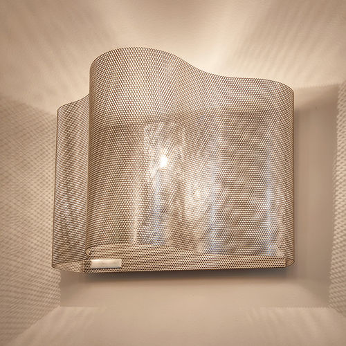 Contemporary wall light - CLOUD N°29B - Vidé Creation Paris - indoor / polished stainless steel / fixed