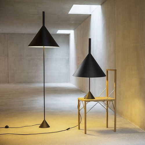 Floor-standing lamp - FUNNEL - VERTIGO BIRD d.o.o. - aluminum / steel / contemporary