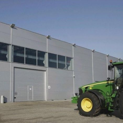 Sectional industrial door - IDO-PRO - IDOMUS - steel / automatic