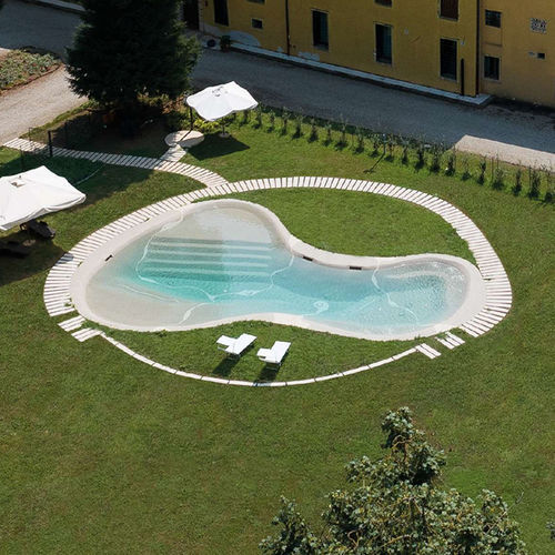 Outdoor swimming pool - VILLA CURTI - Biodesign Pools - for hotel / in-ground / other shapes