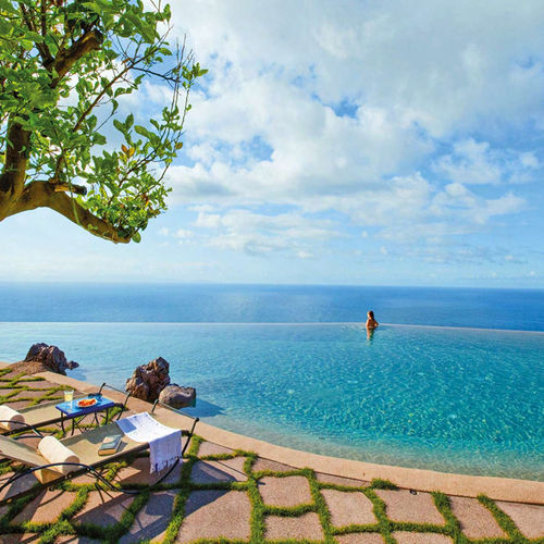 Outdoor swimming pool - MONASTERO SANTA ROSA - Biodesign Pools - for hotel / in-ground / other shapes