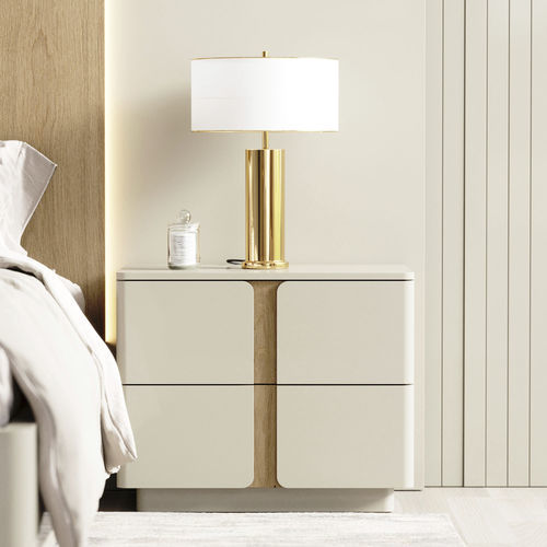 Contemporary bedside table - Soho - Irmaos Pereira Pacheco, SA - wooden / wooden base / rectangular