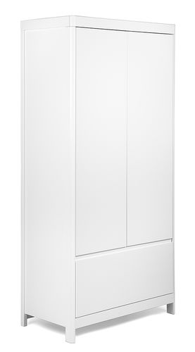 Contemporary wardrobe - LUKAS  - Troll Nursery Deutschland - lacquered wood / with swing doors / with drawer
