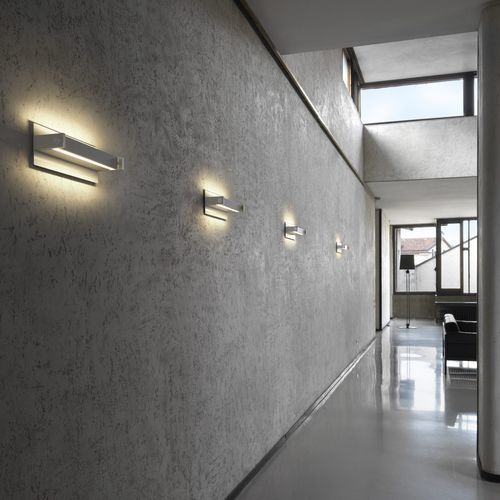 Contemporary wall light - turn W100 - Andcosta - indoor / aluminum / polycarbonate