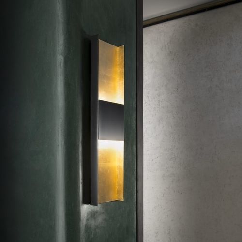 Contemporary wall light - you W640 - Andcosta - indoor / aluminum / rectangular