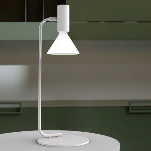 Table lamp - pin T670 - Andcosta - aluminum / blown glass / contemporary