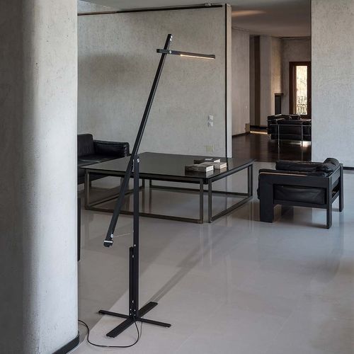 Floor-standing lamp - grue F2500 - Andcosta - aluminum / polycarbonate / contemporary