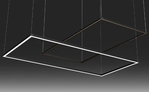 Rectangular light fixture - daytona S1200×2800 - Andcosta - hanging / LED / IP20