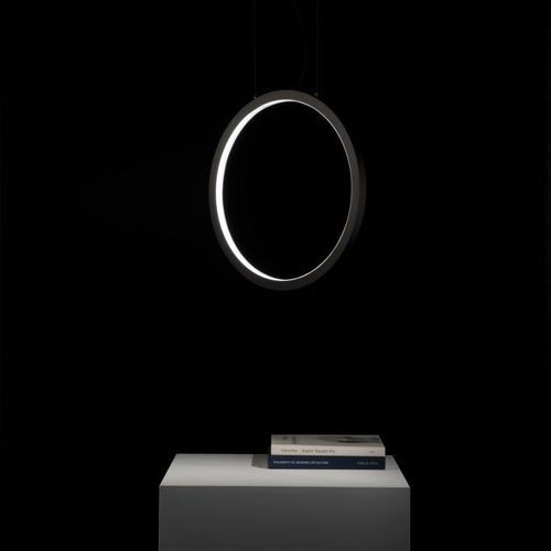 Hanging light fixture - circus round vertical S500 v2 - Andcosta - LED / ring-shaped / IP20