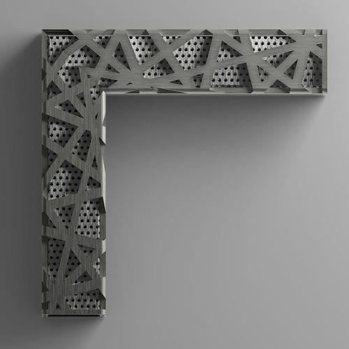 Metal linear shower drain - RIBBON - Aquabocci - EPDM / PVC / fabric