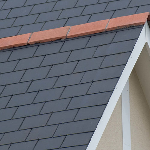 Flat roof tile - MOORLAND - Cembrit Limited - fiber cement / large