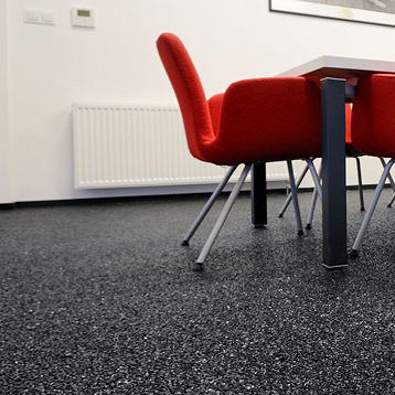 Resin flooring - RUSTIK STONE CARPET - Tremco CPG Iberia & Italy - Flooring - indoor / for office / industrial