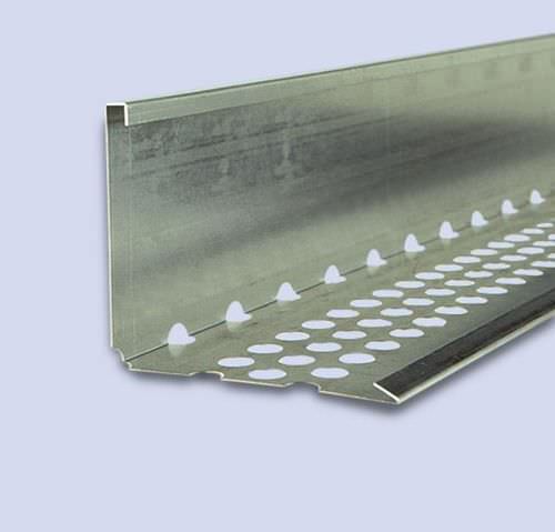 Green roof edge - ND RP-100 - Nophadrain - metal / L-shaped