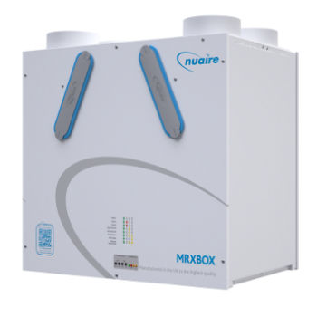 Residential heat recovery unit - MRXBOX-ECO2 SERIES - Nuaire - for home / for wet rooms / compact