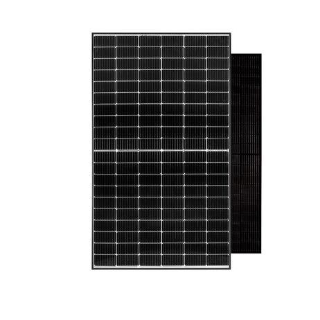 Monocrystalline PV solar panel - TWINPEAK 4 - REC - for heating / dual-lens / black
