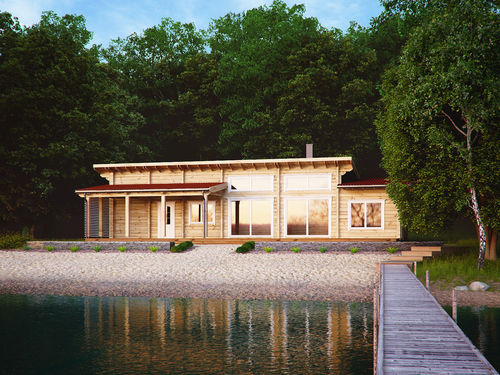 Prefab house - GERTRUD - RITSU AS - eco-friendly / contemporary / single-story