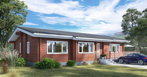 Prefab house - PAUL - RITSU AS - eco-friendly / contemporary / single-story