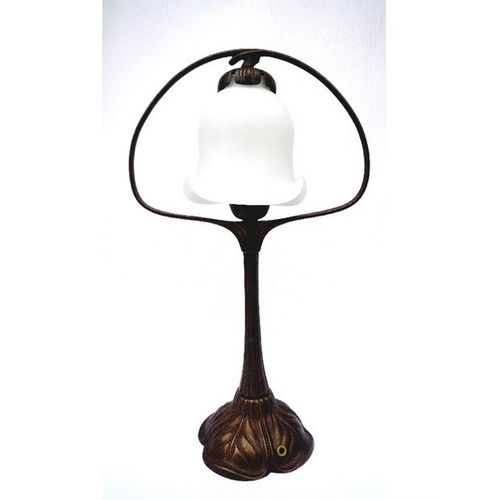 Table lamp - PALME - TIEF - brass / blown glass / Art Nouveau style