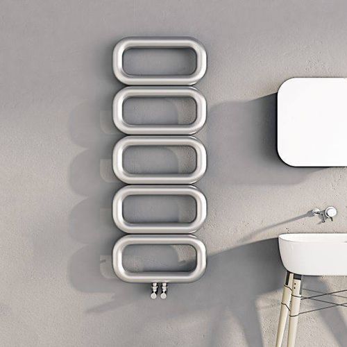 Hot water towel radiator - TALENT - Carisa Designer Radiators - 0...500 w / contemporary / stainless steel