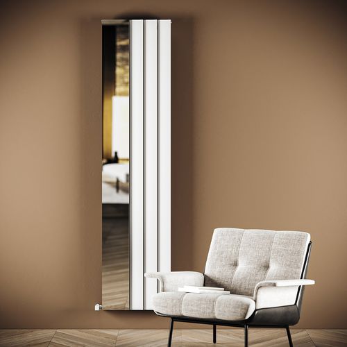 Hot water radiator - STEP MIRROR - Carisa Designer Radiators - 751 w...1000 w / 1001 w...1500 w / contemporary