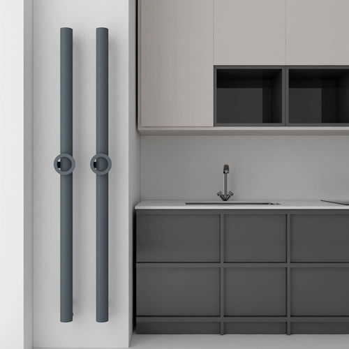Electric towel radiator - OTTO SINGLE - Carisa Designer Radiators - 0...500 w / contemporary / aluminum