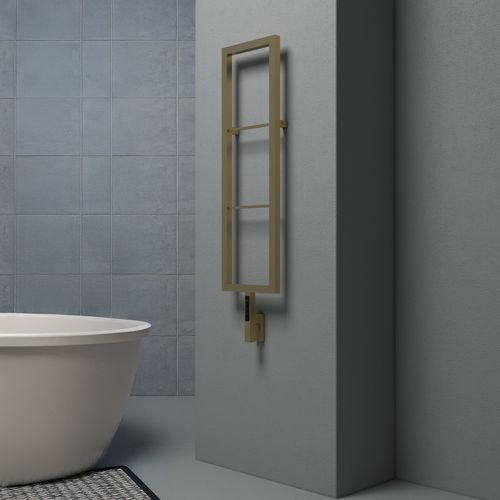 Electric towel radiator - VERO - Carisa Designer Radiators - 0...500 w / contemporary / stainless steel