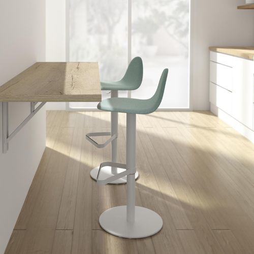 Contemporary bar chair - TABU - Cancio - indoor / fabric / plywood