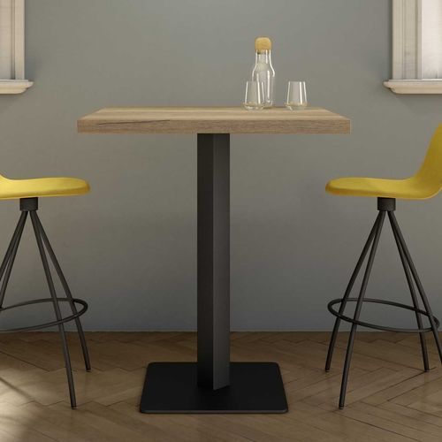 Contemporary high bar table - IBERO  - Cancio - laminate / glass / ceramic