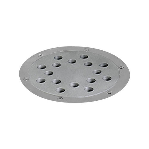 Stainless steel floor drain - C25100GMPRV - Caggiati Maurizio srl - bathroom / grated / round