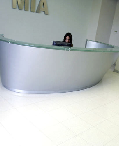 Terrazzo tile - ECO-TERRE® : OYSTER WHITE - Coverings ETC - matte / indoor / floor