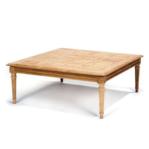 Louis XVI style coffee table - J LTL 16/100 - P - MASSANT - wooden / square / home