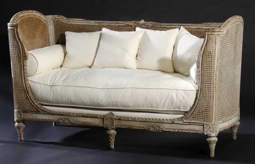 Louis XVI style sofa - L16 TC 5 - MASSANT - wooden / 2-person