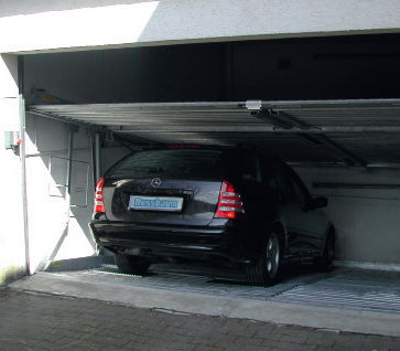 Inclined parking platform - Kipp-Parker N3102 - Nussbaum Parking - mechanical / double-decker