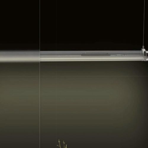 Hanging light fixture - TRIOMPHE - danlite - LED / tubular / IP65