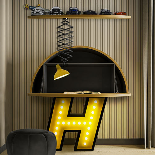 Pendant lamp - DIANA - DelightFULL - aluminum / brass / industrial style