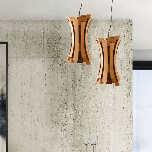 Pendant lamp - ETTA - DelightFULL - brass / contemporary / corded