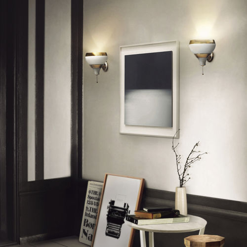 Contemporary wall light - HANNA - DelightFULL - indoor / aluminum / brass