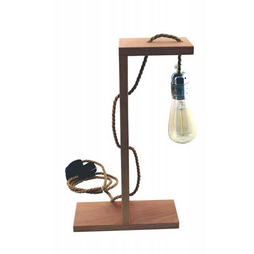 Table lamp - DEPI.07 - Gallis SA  - wood / rope / contemporary