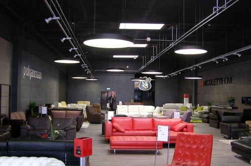 Hanging light fixture - HUGE : 14-252K-10GIE/840, E - Halla - LED / round / aluminum