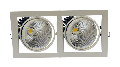 Recessed ceiling spotlight - GATU : 21-001F-20GHE/840, S - Halla - LED / metal / orientable