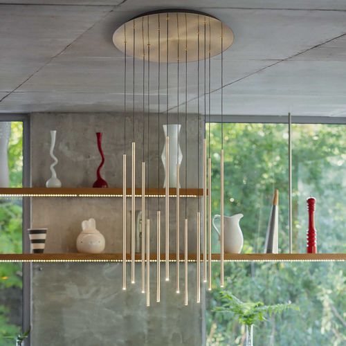 Contemporary chandelier - FILO SP12 - Ideal Lux S.r.l.  - metal / commercial / waterfall