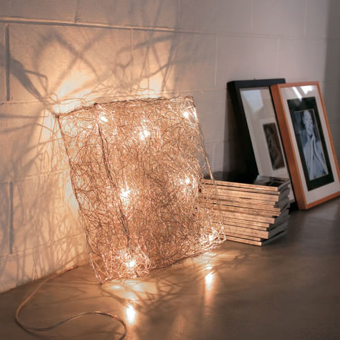 Table lamp - QUADRO: T 45 - Knikerboker - aluminum / contemporary / corded