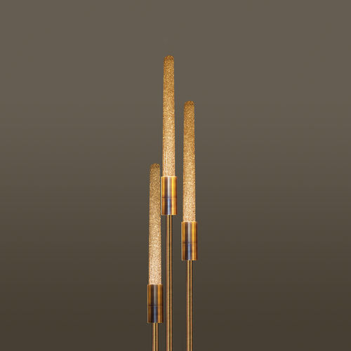 Floor-standing lamp - STÈLE PISTON - MASSIFCENTRAL - glass / contemporary / corded
