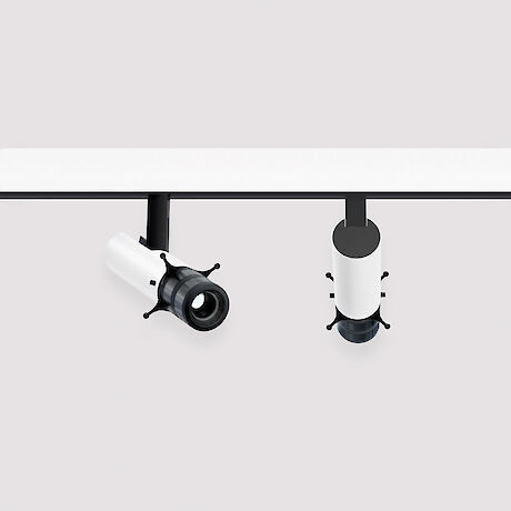 LED track light - MIDPIN-C6 - Lightnet GmbH  - round / aluminum / commercial