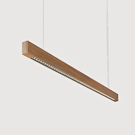 Linear ceiling light - MATRIC 25 GQ/RQ REAL WOOD - Lightnet GmbH  - oak / natural oak / LED