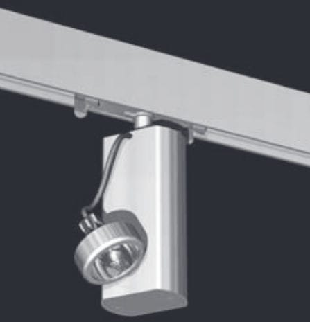 Surface mounted spotlight - FUNDAMENTALS: F38 MR16 - LITELAB Corp.  - halogen / round / aluminum