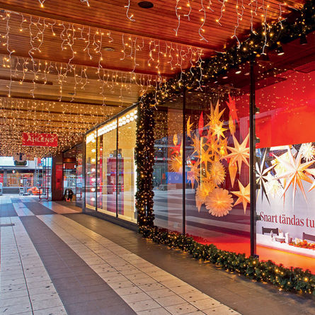 LED light garland - SYNTHETIC PRE-LIGHTED - BLACHERE ILLUMINATION - for public space / indoor / outdoor