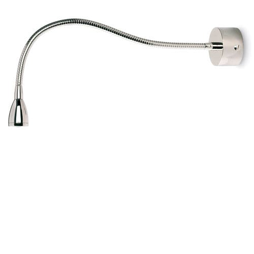 Contemporary wall light - AZIMUT : 1143 - LUMIS SRL - indoor / chromed metal / orientable