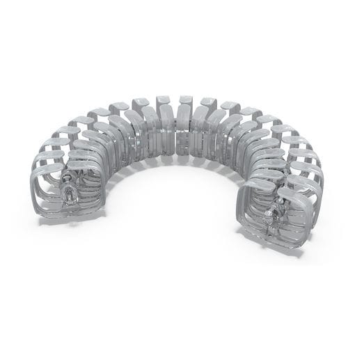 Polycarbonate cable trunking - VERTEBRA - IB-connect - desk / commercial