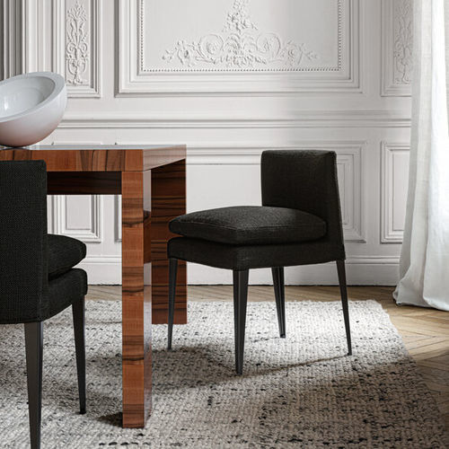 Contemporary chair - EUNICE - MAXALTO - indoor / fabric / leather